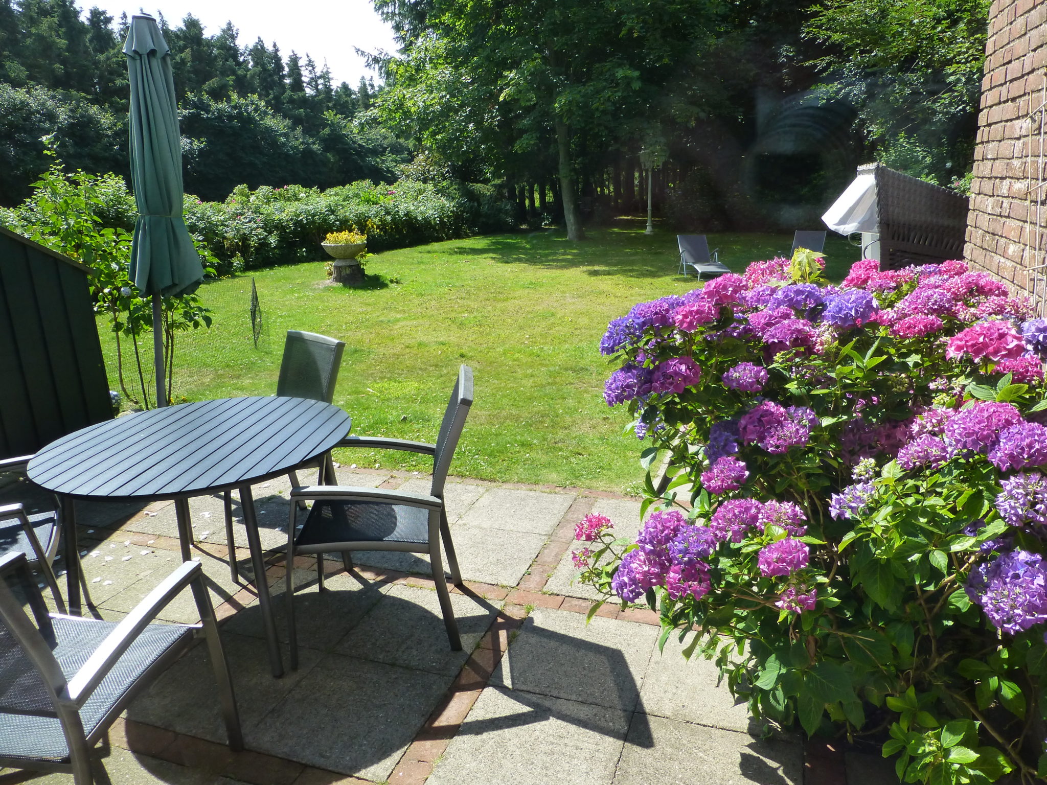 Terasse und Garten
